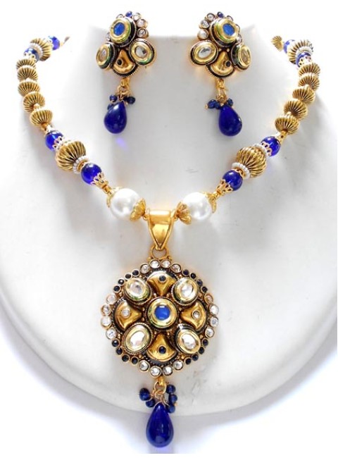 Polki Necklace Set
